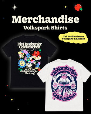 Stadionshow-Merchandise: Volkspark-Shirts