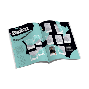 Doppelseite Bariton aus dem Goldkehlchen-Stickerheft