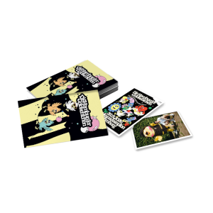 Goldkehlchen-Sticker-Pack mit mehreren Sammelstickern