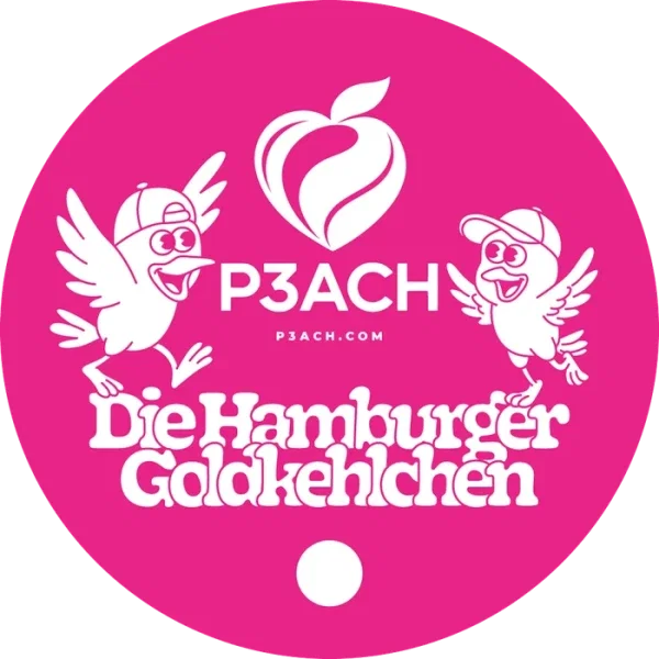 P3ACH Cup Cover im Goldkehlchen-Design